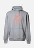 Hoodie Spray Junior – Medium Misty Grey / Orange