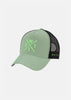 Casquette Tribe - Vert Sauge & Vert Fluo