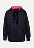 Sweat à capuche Tyers - Leopard Dark Iron