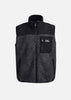 Xraw Fleece-Weste ohne Ärmel - Full Black